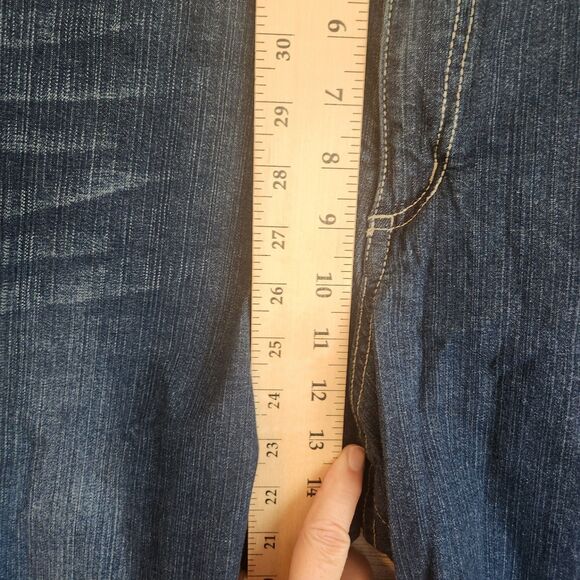 Ellos womans plus 30W dark wash denim jeans - Picture 5 of 12